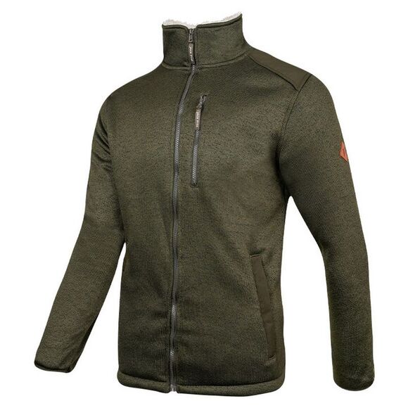 Jack Pyke Mens Scandinavian Fleece Jacket / Dark Olive - Picture 4 of 5